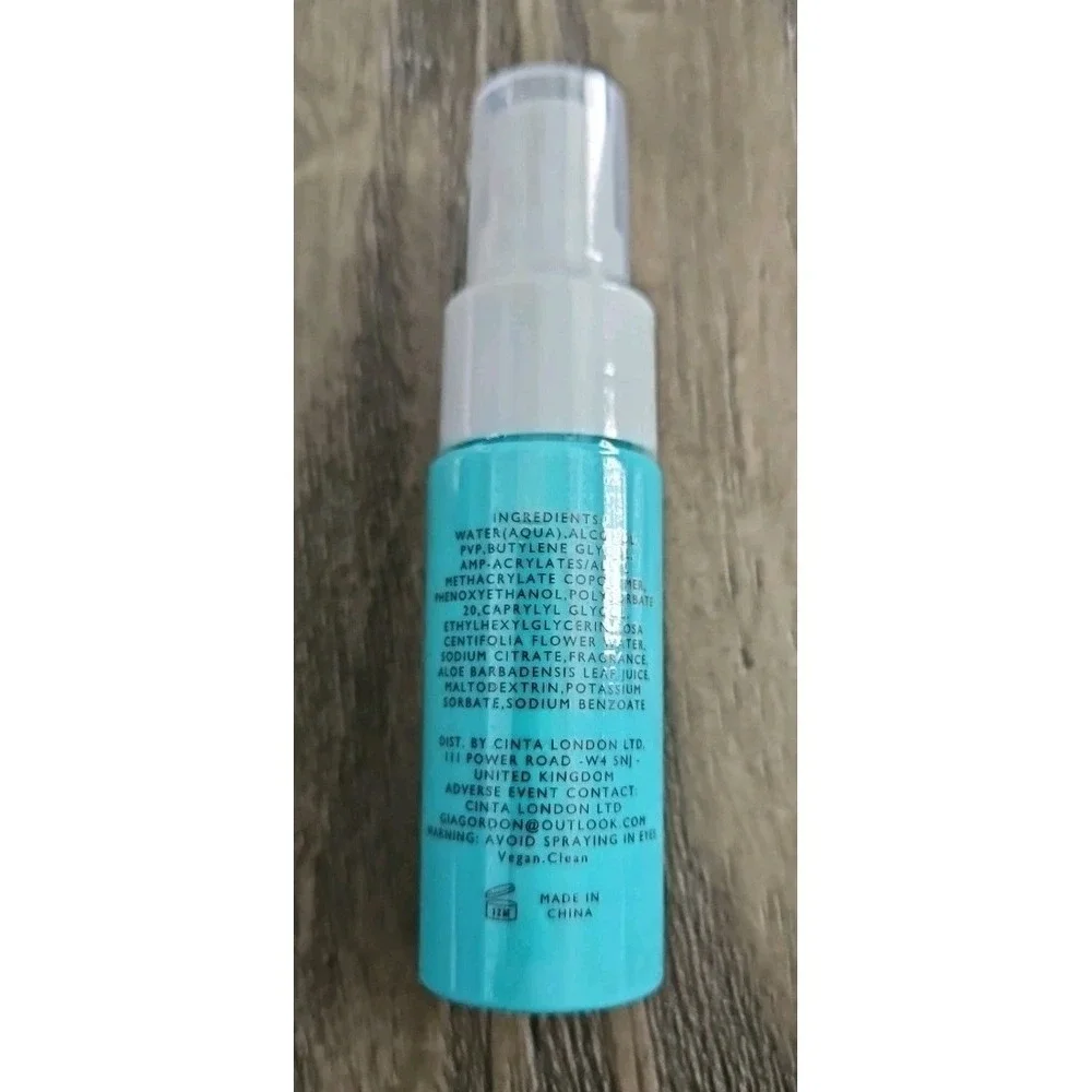 2X Cinta London Aqua Forte Super-Hold Setting Spray Travel Size .67 fl oz/20mL